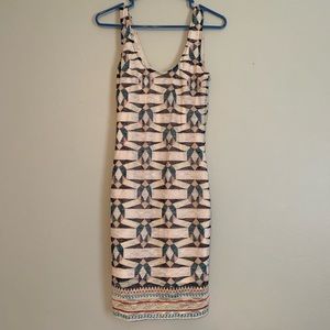 Geometric Print Dress